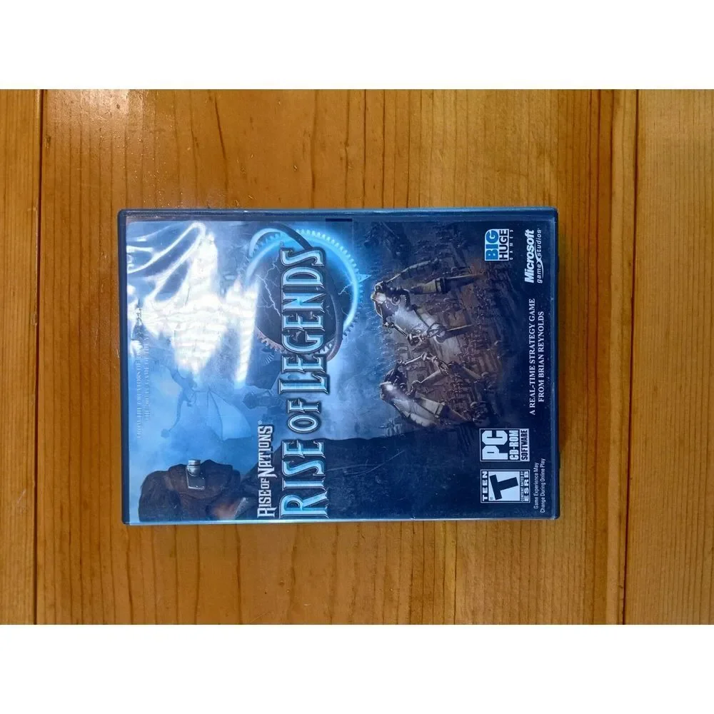 Rise of Nations: Rise of Legends (PC,‎ 2006) 4-disc set complete☄️☄️👩🚀👩🚀🛰️
